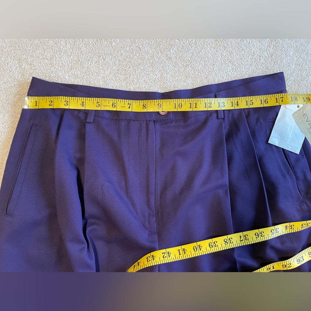 Evan Picone Purple Dress Pants - Picture 4 of 6